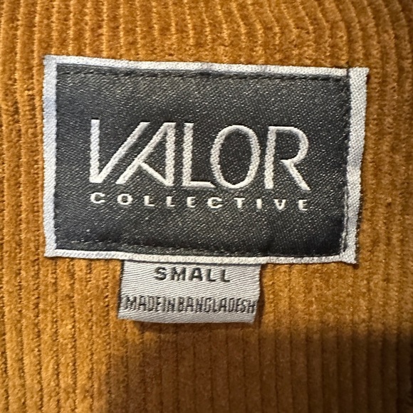Valor Collective men’s corduroy hooded jacket - Picture 3 of 4